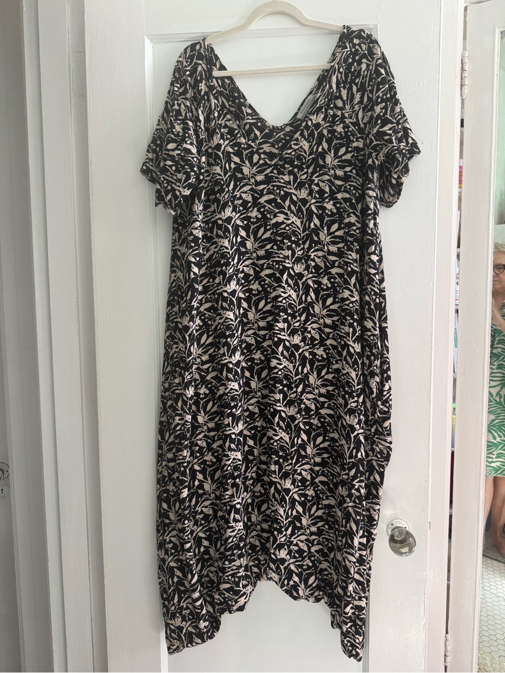 World Market Floral Harem Pant Jumpsuit